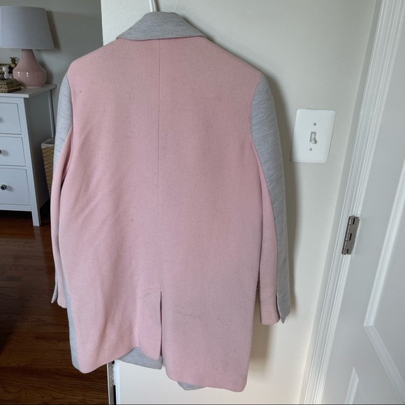 Rebecca Minkoff Contrast Wool Coat - Picture 2 of 3